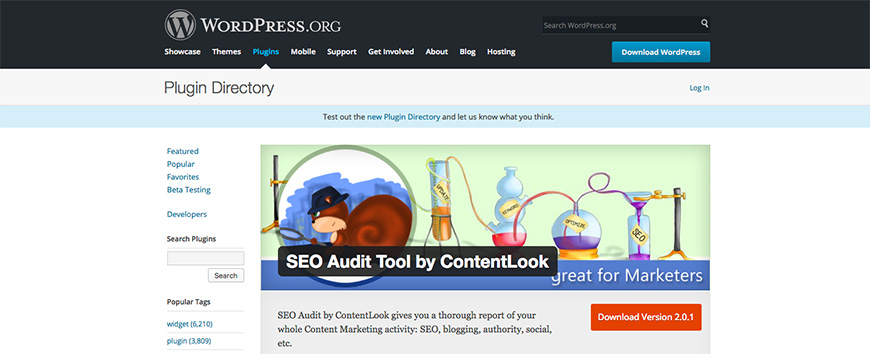 21 SEO Audit Tool by ContentLook
