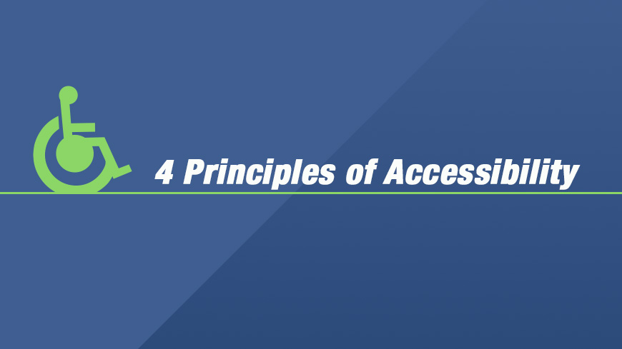 4 principles of accessibility