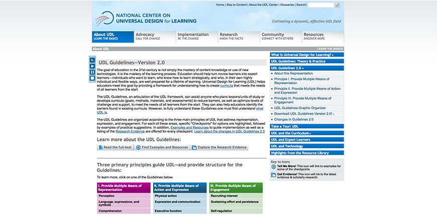 57 Universal Design for Learning Guidelines Version