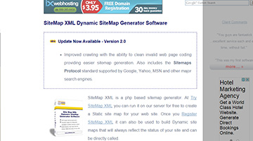 SiteMap XML Dynamic SiteMap Generator Software