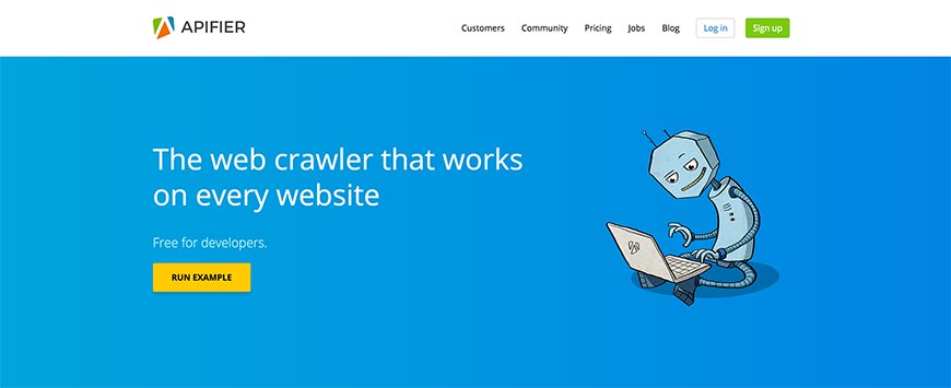 apifier website crawler