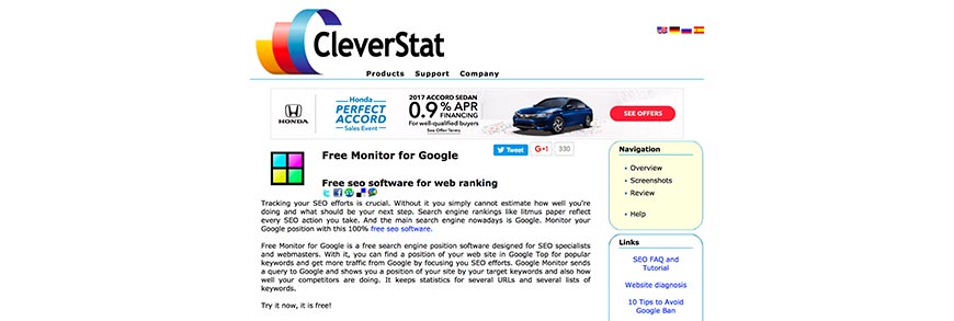 cleverstat keyword ranking