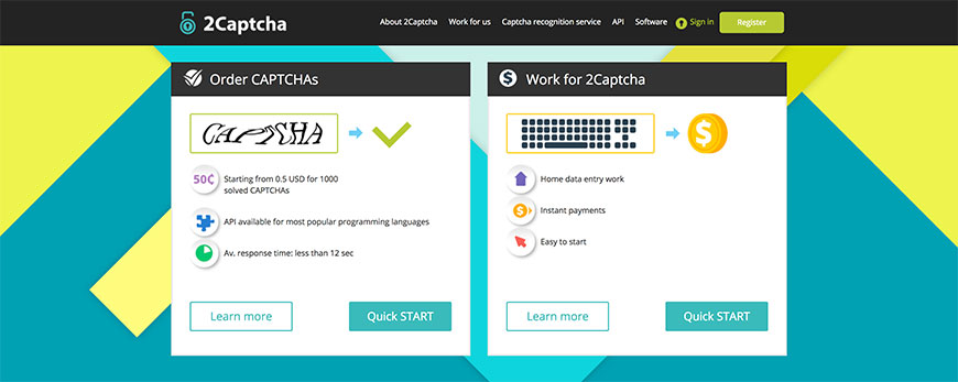 Earn by solving captcha