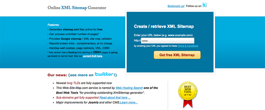 29 XML Sitemap Generator