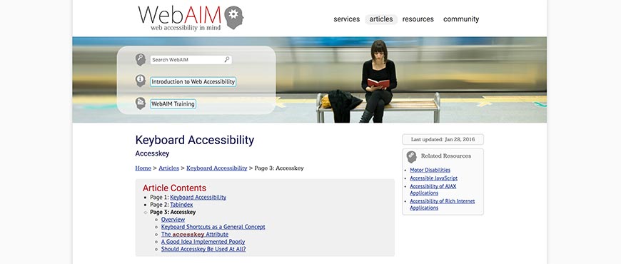 59 Keyboard Accessibility Accesskey