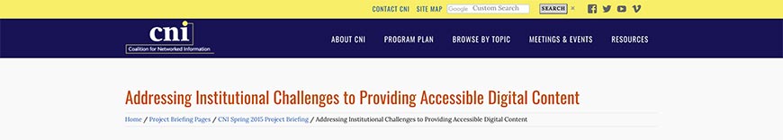 Accessible Digital Content Accessibility Resources