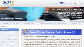 Google Sitemap Generator Online - Release 3.2