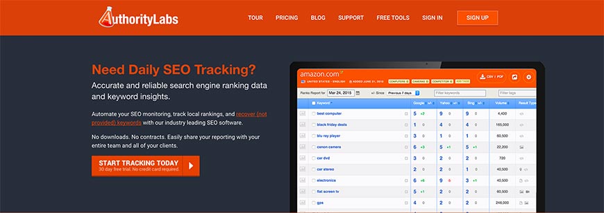 web ranking tools