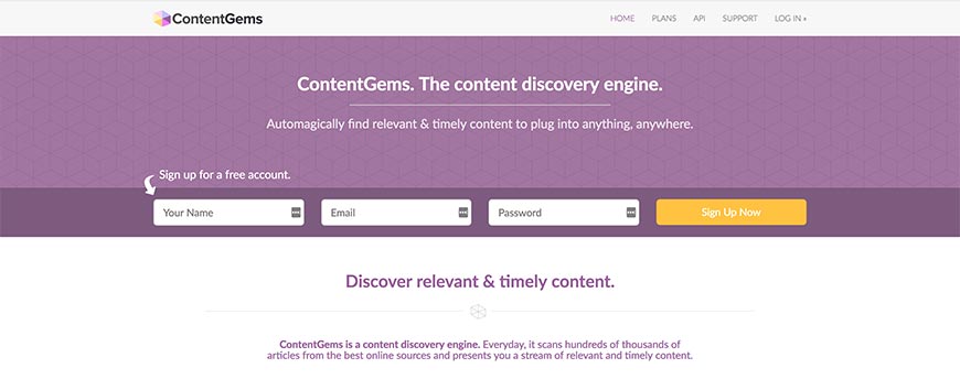 contentgems content curation tools