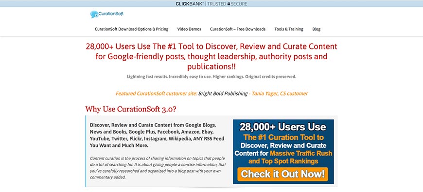 curationsoft content curation tools