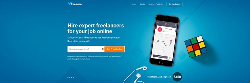 website wallpaper freelance