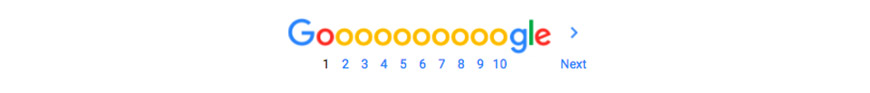 google pagination example