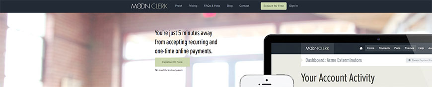 moonclerk recurring payments