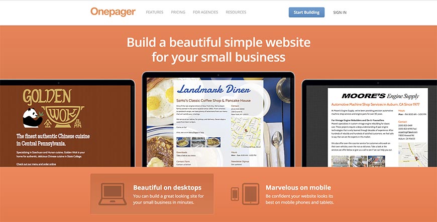 onepagerapp website builder