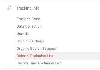 referral exclusion list