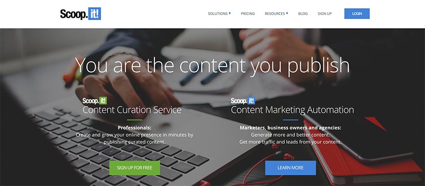 scoopit content curation tools