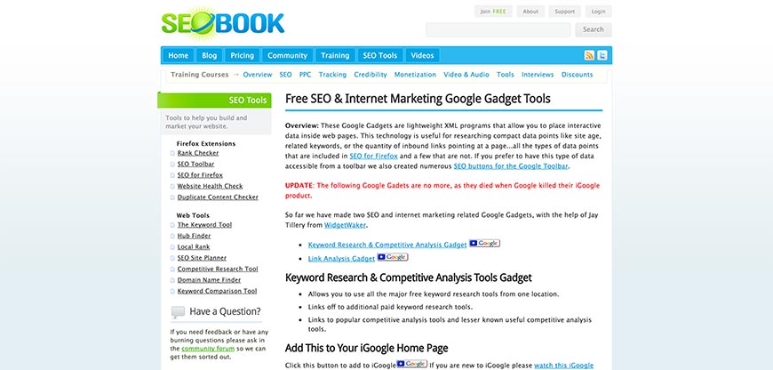 seo book keyword ranking