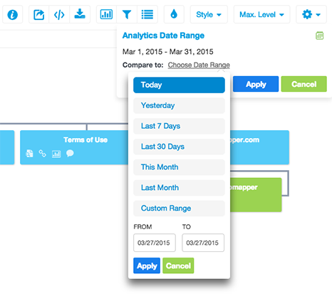 Select Analytics Date Range