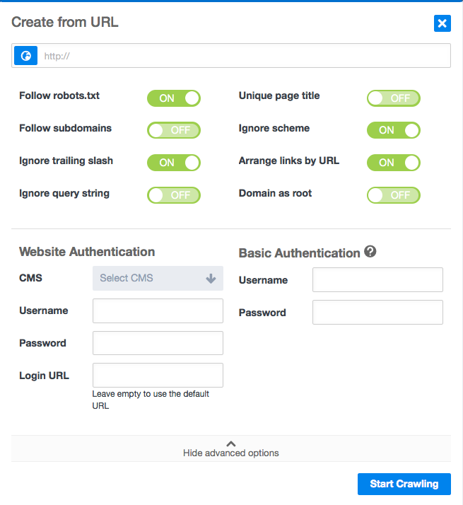 Create Sitemaps