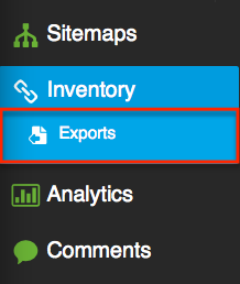 Content Inventory Export