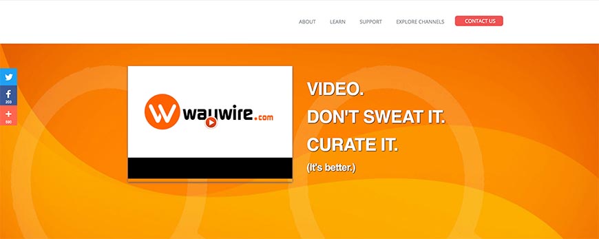 waywire content curation tools