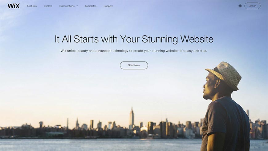 wix website builder