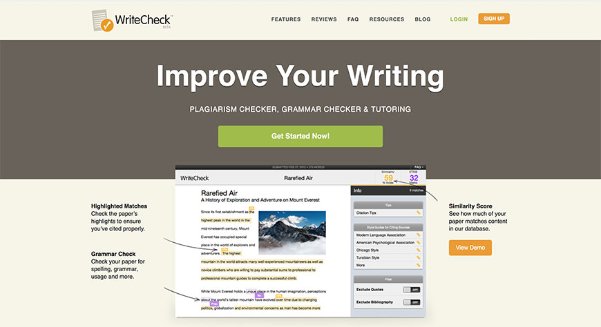 writecheck plagiarism tools