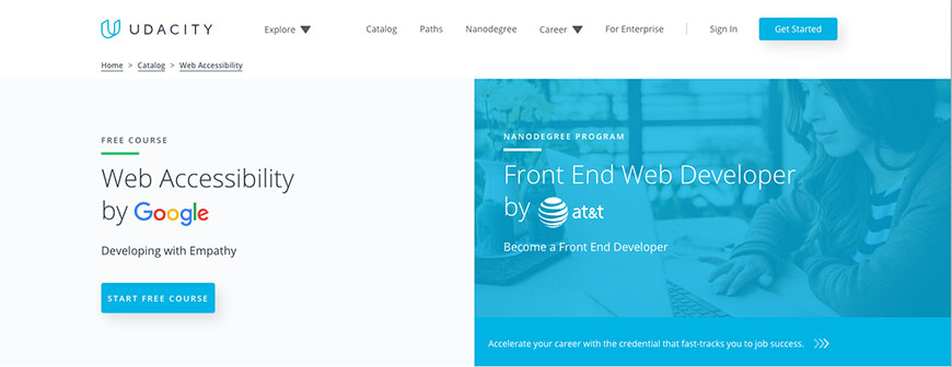 Google's Udacity Web Accessibility - Developing with Empathy