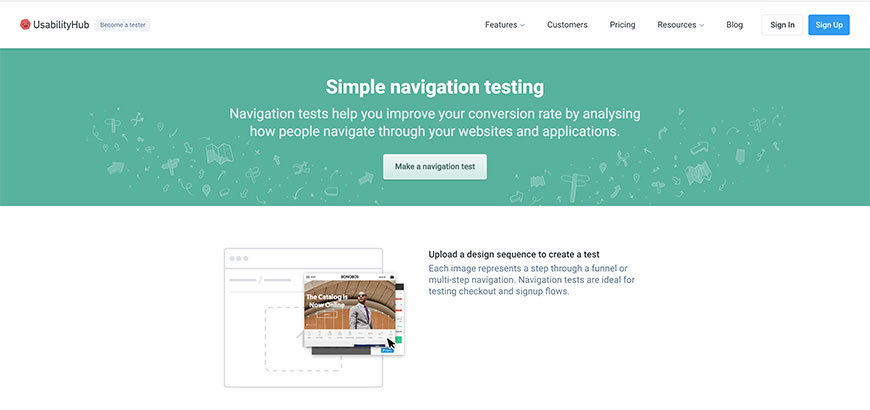 navigation test