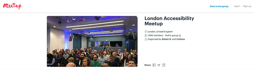 London Accessibility Meetup