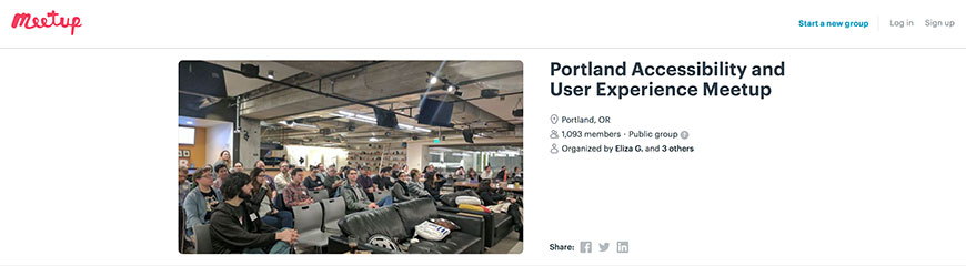 Portland Accessibility and User Experience Meetup