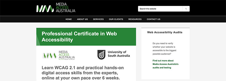 Media Access Australia (W3C Member)