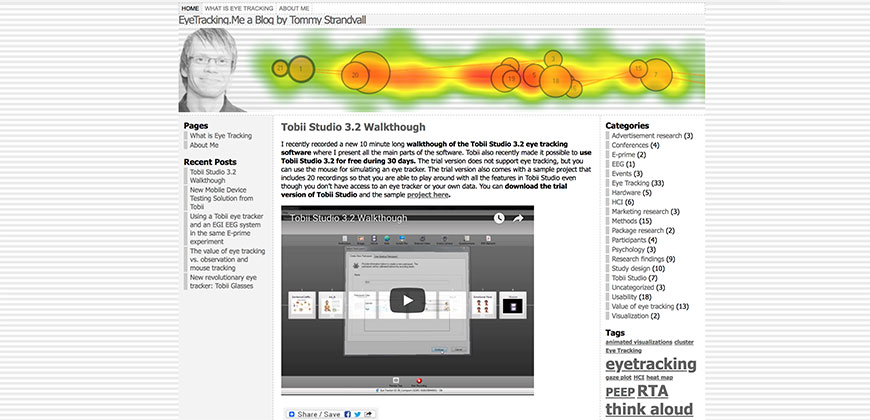 Eyetracking me