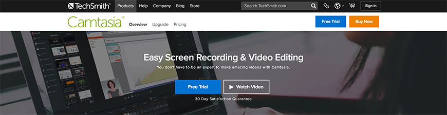121 camtasia video editor