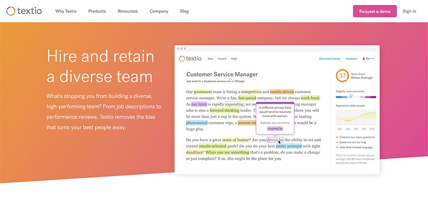 Textio AI