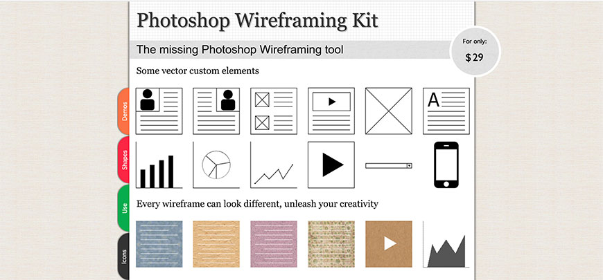 Photoshopwireframingkit