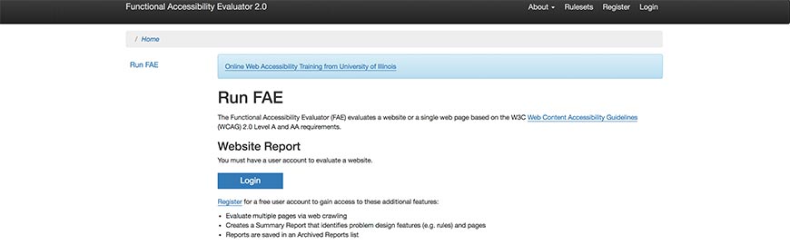49 Functional Accessibility Evaluator