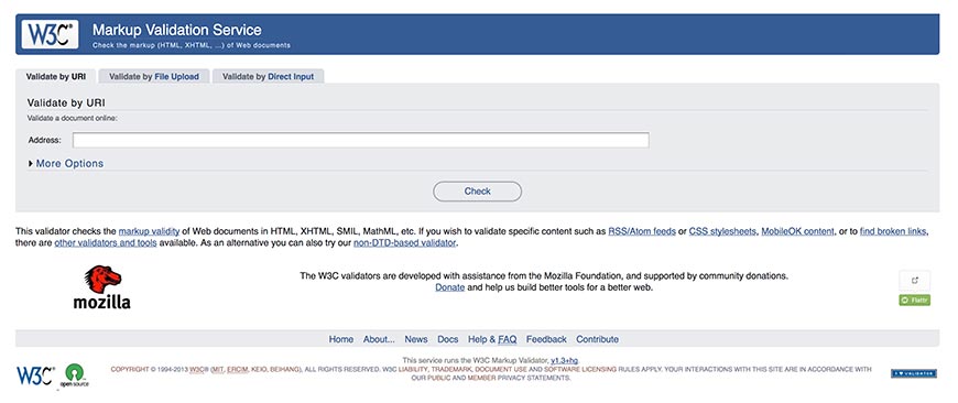 56 W3C Markup Validation Service