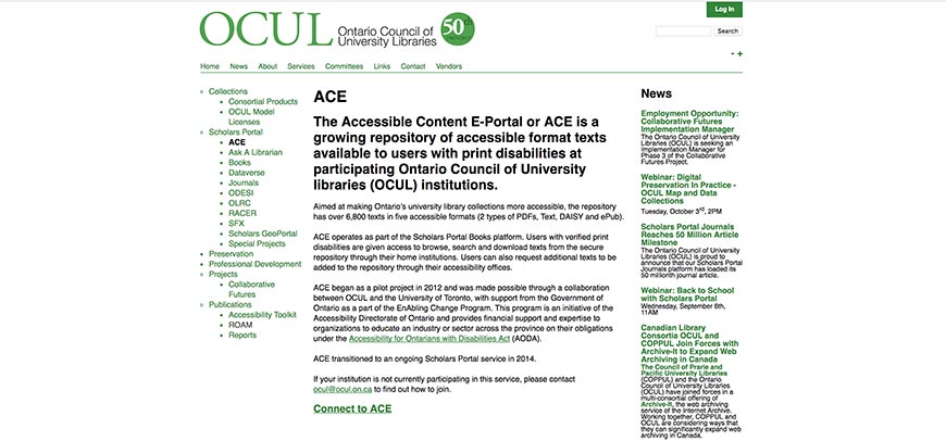 70 Accessible Content E Portal ACE