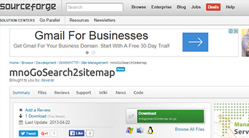 mnoGoSearch2sitemap (beta)