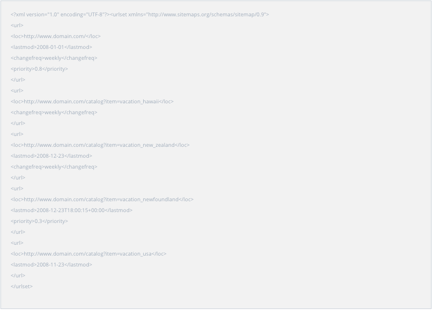 XML Sitemaps