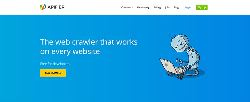 apifier website crawler