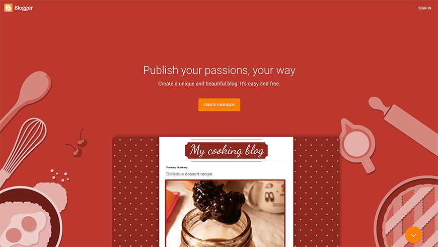 blogger cms seo