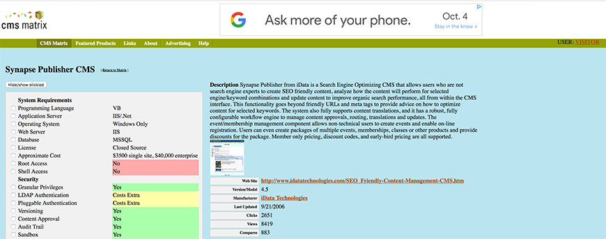 cmsmatrix cms seo