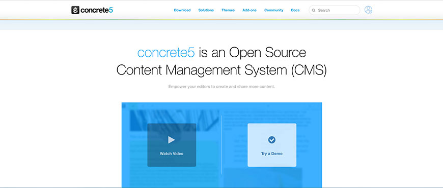concrete5 cms seo