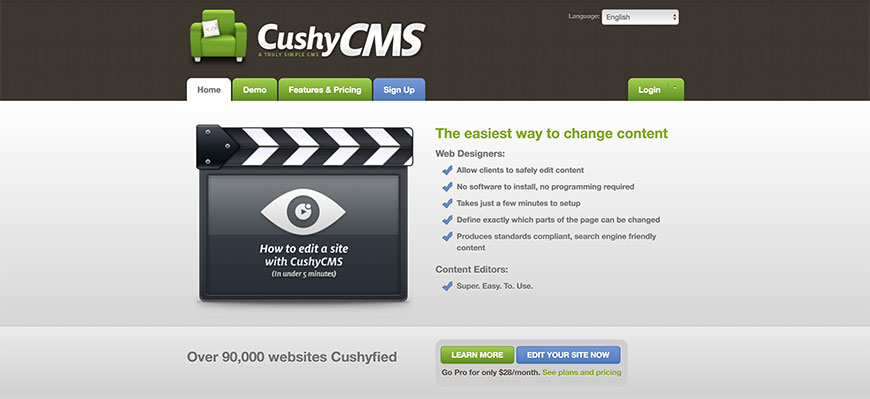 cushycms cms seo