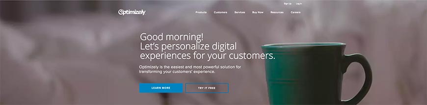 optimizely banner