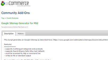 Google Sitemap Generator for MS2