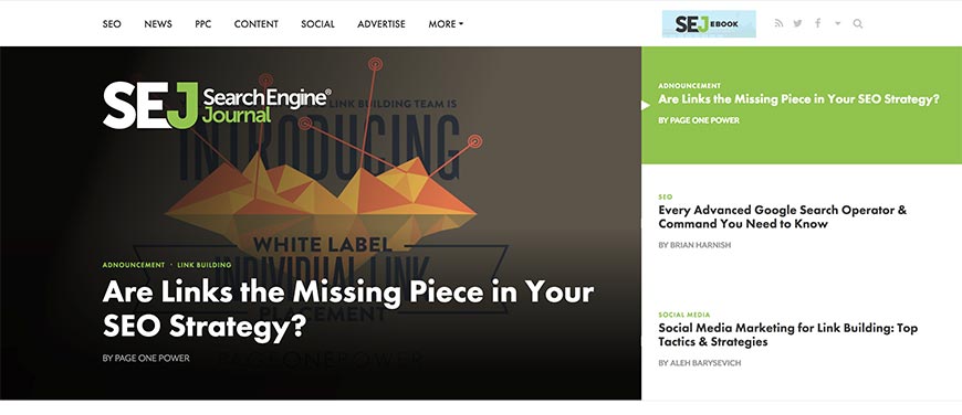 searchenginejournal seo blog