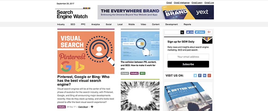 searchenginewatch seo blog